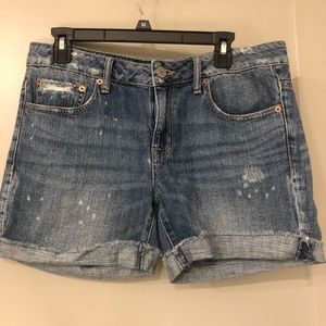 American Eagle Midi Denim Shorts